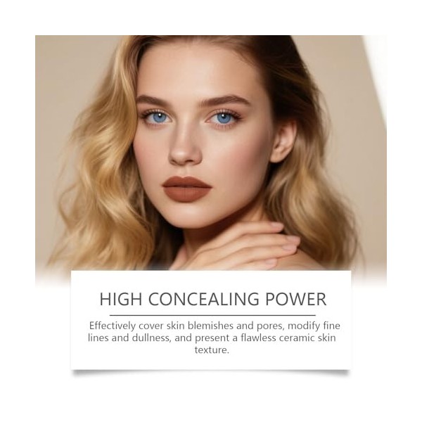 Double-Headed Lightweight Foundation Stick, 2 in 1 Dual Ended Eraser Foundation Stick, Hydrating Lightweight Cover Cream With