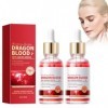 2PC Sérum Anti Rides Dragon Blood,Sérum De Sang De Dragon,Crème De Sang De Dragon Placentaire Rétinol,Ganoderma Dragons Blood