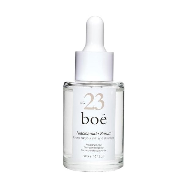 Boë No.23 Niacinamide Teint Uniforme 30ml Sérum Hydratant Resserre les Pores