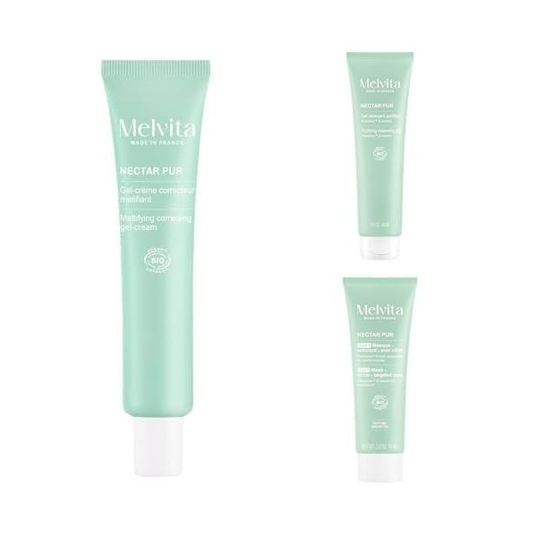 Melvita - Routine Nectar Pur - Fabriqué en France