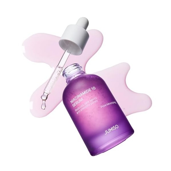 JUMISO Niacinamide 10 Sérum coréen pour le visage avec glutathion, acide tranexamique TXA et complexe de centella – Réduit la
