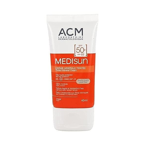 MEDISUN CREME MINERALE TEINTE CLAIRE 40