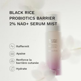 haruharu wonder Black Rice Probiotics 2% NAD+ Serum Mist, Sérum-en-Brume, Ultra-Fine, Hydratant et Repulpant, Soutien de la b
