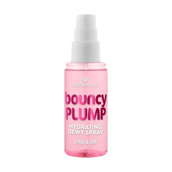 essence bouncy PLUMP HYDRATING DEWY SPRAY 10, spray fixateur au parfum fruité de pastèque, hydratant, fini éclatant, brume ul