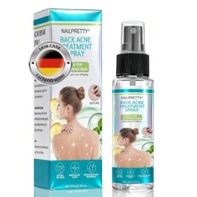 Spray De Traitement De Lacné du Dos,Spray Pour le Dos et Le Corps, Dacné Brume de Soin,Doux pour La Peau,Nettoyage en Profo
