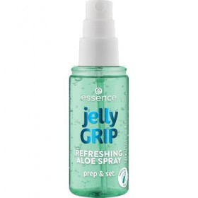 essence Jelly GRIP REFRESHING ALOE SPRAY, hydratant, texture gel-to-mist, à l’aloe vera, pour préparer, fixer ou rafraîchir, 