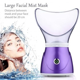 Apstour FS 60 Purple Sauna facial, vaporisateur facial pour les soins cosmétiques du visage, ouvre les pores et hydrate, vape
