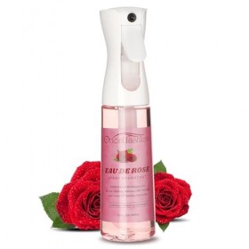 Eau De Rose Cheveux 300ml/10oz, Eau De Rose Bio Locks Moisturizer Hydrating Rose Water Spray Rosewater Scalp for Dreadlocks, 