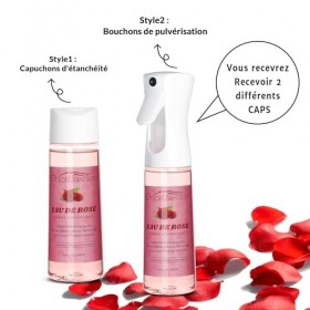 Eau De Rose Cheveux 300ml/10oz, Eau De Rose Bio Locks Moisturizer Hydrating Rose Water Spray Rosewater Scalp for Dreadlocks, 