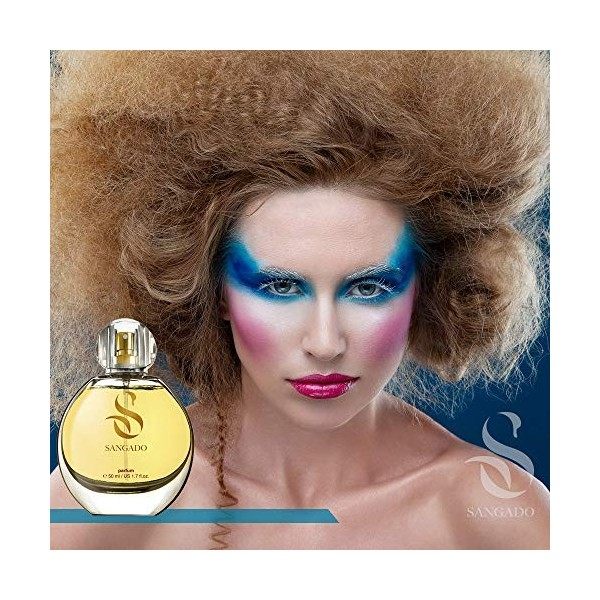 SANGADO Supernaturel Parfum pour Femme, 8-10 heures Longue durée, Senteur Luxe, Oriental boisé, Essences Françaises fines, Ex