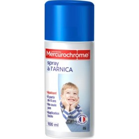 MERCUROCHROME - Spray à lArnica - Apaise la Peau - Sensation de Fraîcheur et de Bien-Être - Application Facile - Dès 6 ans - ...