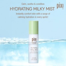Pixi Beauty Hydrating Milky Mist | Brume Hydratante Intense | Formule Légère à Base d’Ingrédients Apaisants | Hydrate et Adou