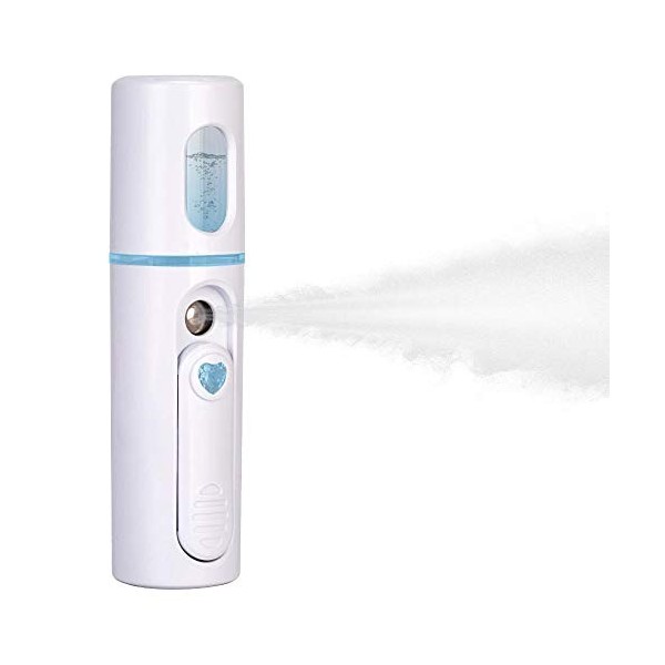 IXROAD Nano Brumisateur Electrique Vaporisateur Eau Humidificateur Poche Pulvérisateur Rafraichissant pour Soin du Visage, Ex