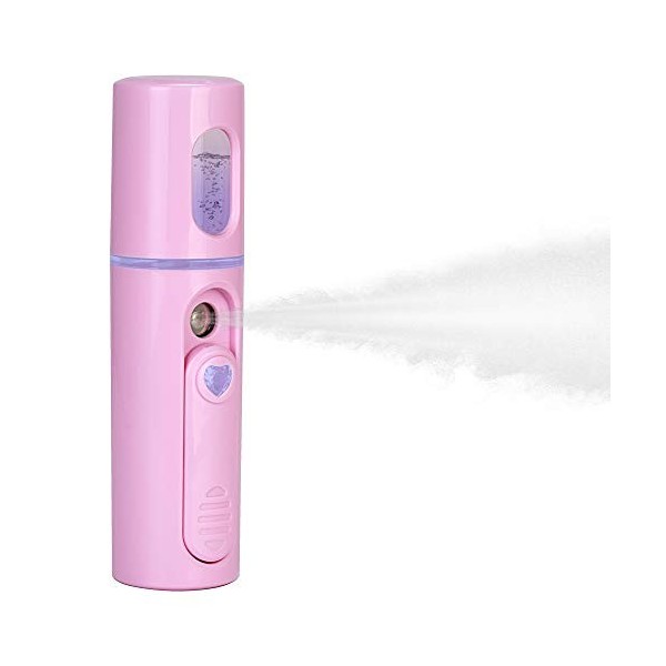 IXROAD Nano Brumisateur Electrique Vaporisateur Eau Humidificateur Poche Pulvérisateur Rafraichissant pour Soin du Visage, Ex