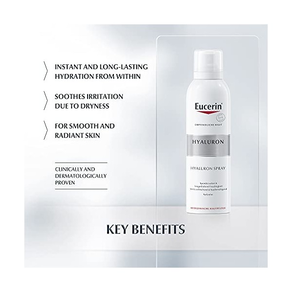 Eucerin Hyaluron Spray für empfindliche Haut, 150 ml Solution
