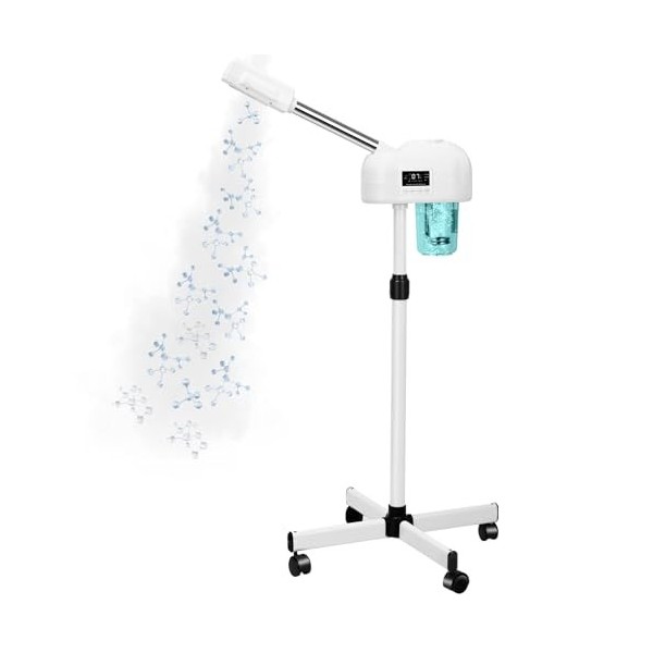 Vapeur professionnel pour le visage, vaporisateur nano ionique, fonction minuterie, appareil vapeur pour le visage, vaporizad