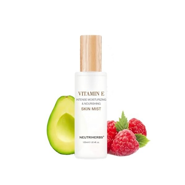 Neutriherbs Brume Visage à la Vitamine E & Nettoyant Visage Doux – Hydratent, nettoient et apaisent la peau.