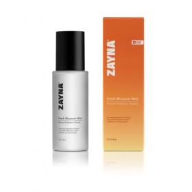 ZAYNA Fresh Blossom Mist 100 ml - Brume visage hydratante au néroli, yuzu et protéines de soie pour une sensation de fraîcheu