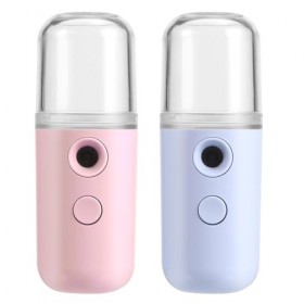 SAFIGLE Lot de 2 vaporisateurs nano pour le visage : portable, avec fonction de charge USB, hydratant pour les soins de la pe