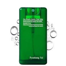 [PKY] Pyunkang Yul Ultimate Get Ready Quick Clear Mist, Brume Apaisante pour Peaux Sensibles avec Cica & Tea Tree, Format Com