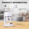 Buse réglable à 360 degrés pour le visage - Vapeur professionnel portable - Machine de nettoyage à la vapeur - Pour la maison