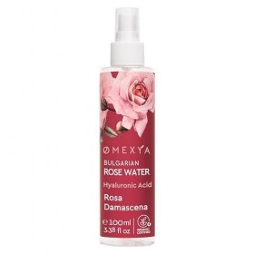Omexya Rosa Damascena – Spray d’Eau de Rose Naturelle 100 ml avec Acide Hyaluronique – Tonique Visage & Brume Rafraîchissante...