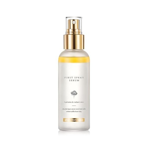 First Spray Serum Sérum en Spray à la Truffe Blanche, sérum dhuile pour le visage, Brume Hydratante pour le Peau Radieuse, S