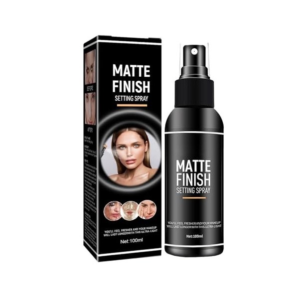 KOAHDE Spray Fixateur de Maquillage,Fixateur Setting Spray Mate Finish,Professional Makeup Spray Fissante per Makeup,Makeup R