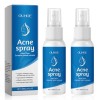 2 Pièces Acide hypochloreux Spray, Spray pour le visage et la peau, sûr pour la peau, à utiliser sur le cuir chevelu sec et a...