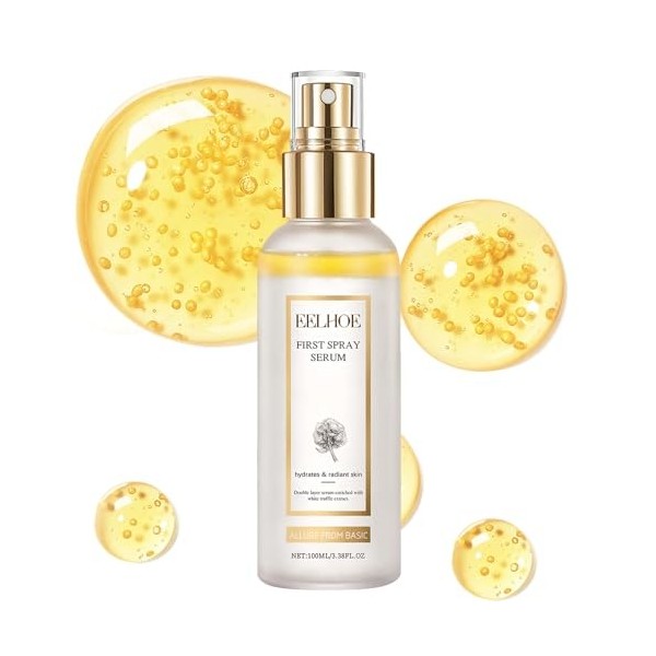 Spray Serum Sérum en Spray Aromatique à la Truffe Blanche,Brume pour le Visage,Brume Hydratante pour le Peau Radieuse,Soin de