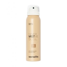 Sensilis - Invisible Never Mist Me SPF50, Brume de Haute Protection en Spray, Protège la Peau des Rayons UVA et UVB, Hydrate 