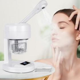 Vapeur Visage Vaporisateur Sauna Spa Facial Chaude Nano Ionique, Visage Steamer Humidificateur Appareil Outils Nettoyage Pore