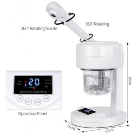 Vapeur Visage Vaporisateur Sauna Spa Facial Chaude Nano Ionique, Visage Steamer Humidificateur Appareil Outils Nettoyage Pore