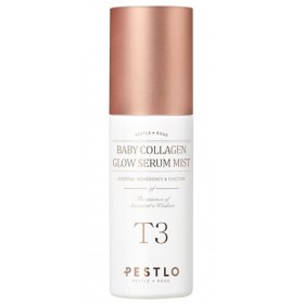 PESTLO T3 Baby Collagen Sérum Glow Mist pour tous les types de peau avec collagène végétalien et ingrédients stimulant lélas