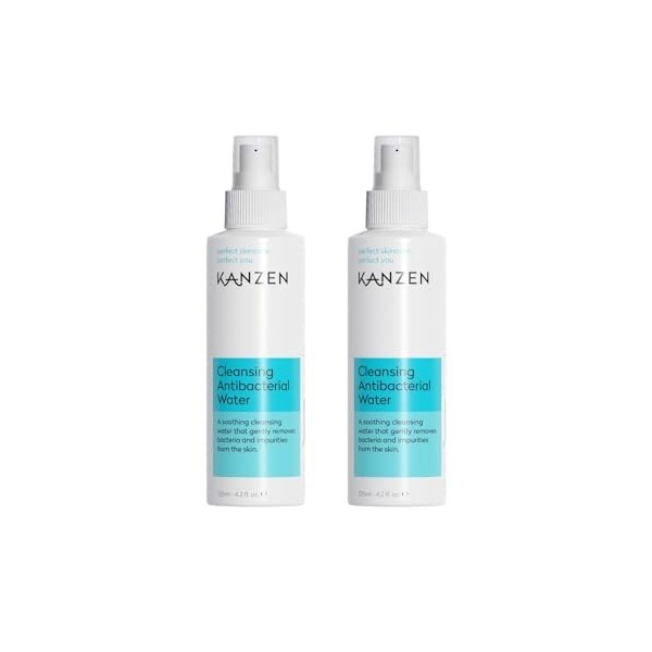 Kanzen Skincare Duo De Sprays Nettoyants – Lot De Deux Brumes Nettoyantes Pour Une Protection Et Un Nettoyage Rafraîchissant 