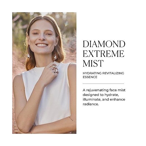 Natura Bissé Diamond Extreme Mist | Lotion en Spray Hydratante et Revitalisante avec Artemia Salina | 200 ml