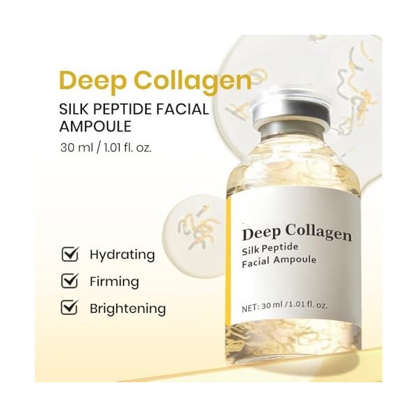 Ampoule liftante intensive aux peptides de soie - Lifting et raffermissement visibles de la peau grâce à un soutien profond d