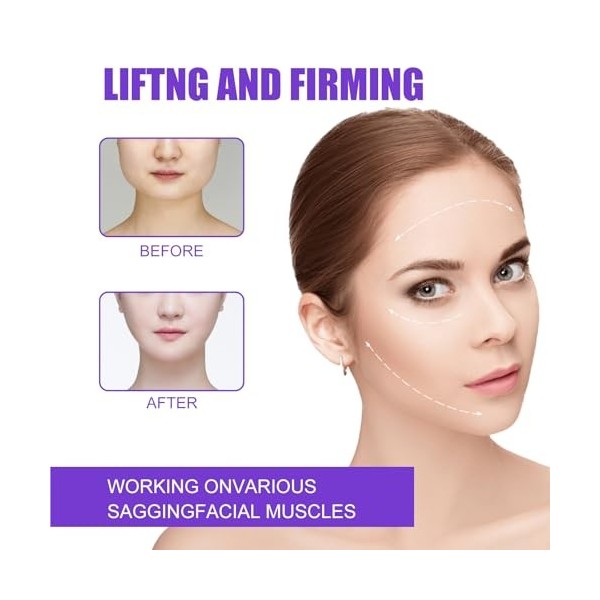 Crème pour le Visage Mince,Crème Liftante en Forme de V,Remodelage Raffermissant des Contours du Visage,Crèmes Visages en For