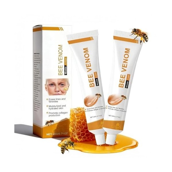 2 Crèmes Anti-Âge Visage & Cou – Soin Hydratant Anti-Rides aux Ingrédients Naturels, Soin Quotidien pour Tous Types de Peau C...