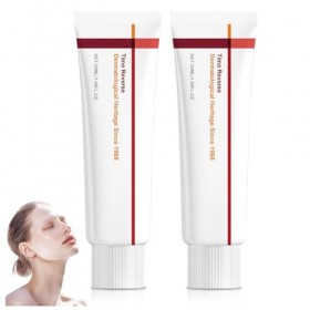 2 Pièces Crème Time Reverse, Creme Anti Rides Femme Centella Creme Hydratante & Hyaluronic Acid, Crème raffermissante pour pe