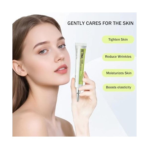 Retinol Tightening Booster, Retinal Serum Visage, Crème Sérum Raffermissante au Rétinol, Rétinol Firming Sérum, Anti-Rides, R