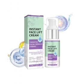 Creme Liftante Anti-Rides Instantané,Crème Délimination Instantanée des Rides,Réduit Les Rides,Crèmes Visage Anti-Rides Nuit