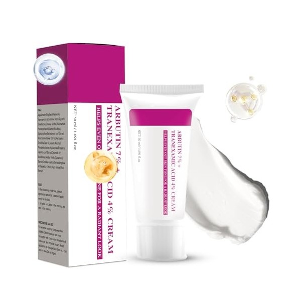 arbutine collagène crème visage lisse