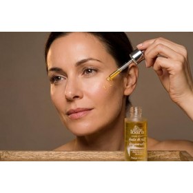 Ibara Huile de Nuit Régénérante/Sérum Visage Naturel, Anti âge naturel, Peaux sèches/Peaux Matures, 30ml