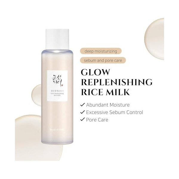 Beauty of Joseon Lotion tonique visage au riz régénérante pour peaux mixtes grasses Soin hydratant et équilibrant coréen 150 