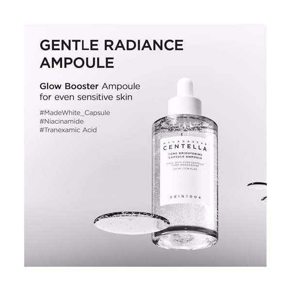 SKIN1004, Madagascar Centella Argile éclaircissante Capsule Ampoule 100 ml