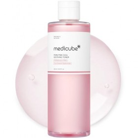 medicube El Tónico Calmante Salmon Dna Pdrn Pink Cica Es Rosado Que Estimula, Calma La Piel 250 Ml/ 8,45 Onzas Líquidas Oz