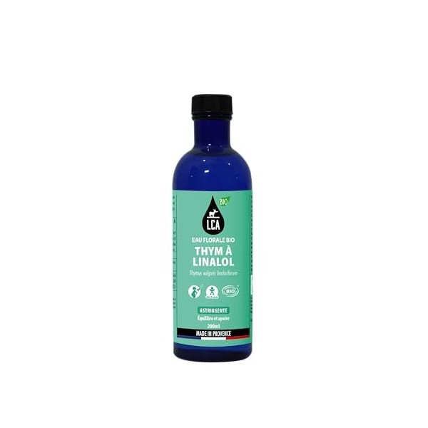 LCA Eau Florale d’Hamamélis Bio – Lotion Tonifiante & Astringente – Peaux Mixtes à Grasses – Hydrolat Cosmétique – Fabriqué e