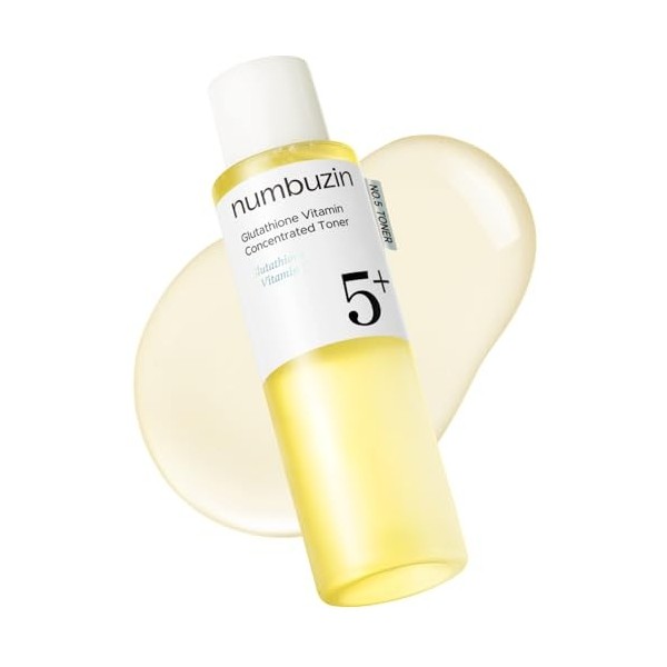 numbuzin N°5 Tonique | Tonique Vitamin Boosting Essential | Anti-tache, teint lumineux, éclatant, hyperpigmentation | Vitamin