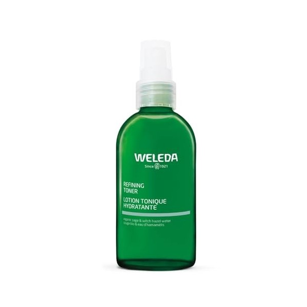 WELEDA Lotion Tonique Hydratante – Lotion Tonique Visage Toutes Peaux, Resserre les Pores, Affine le Grain de Peau, Rafraîchi